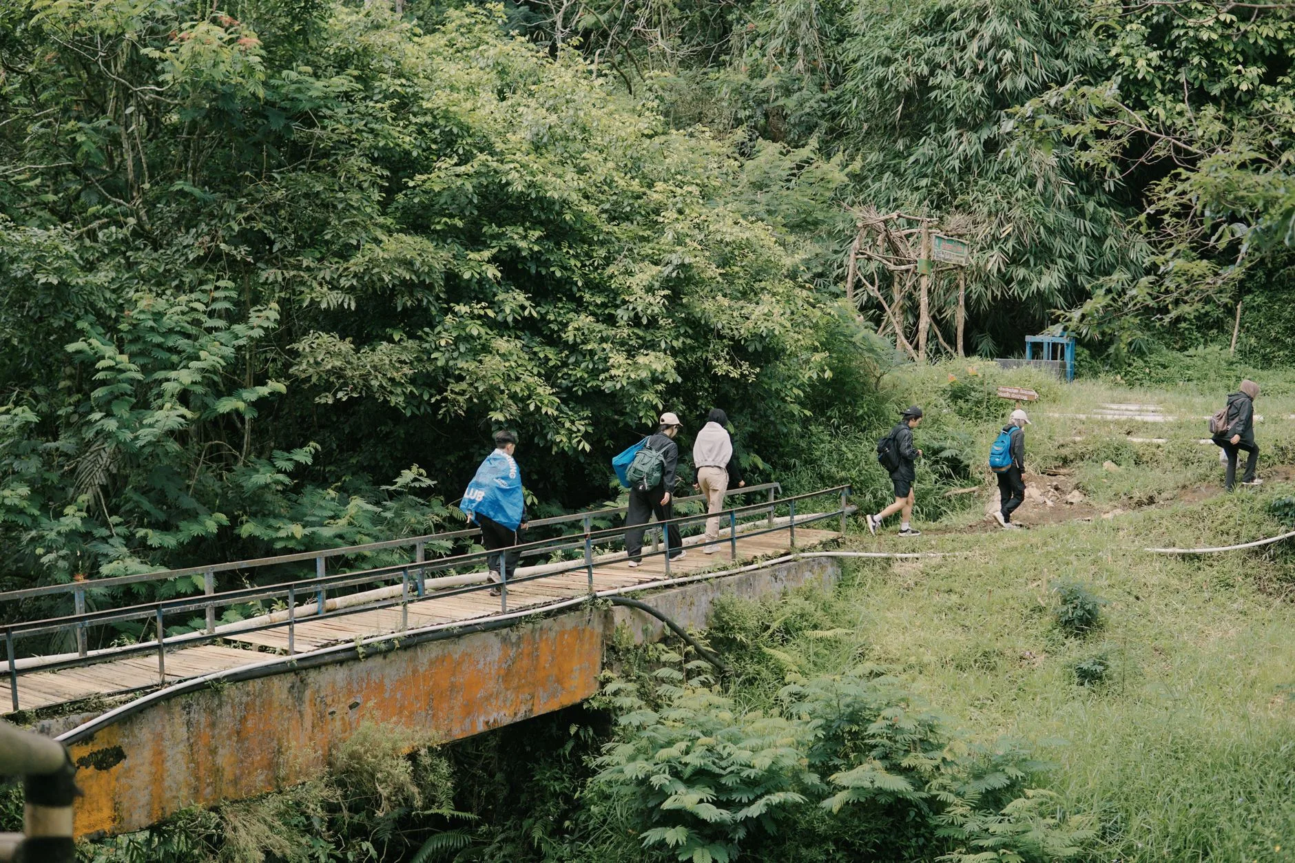 Le départ pour le Kokoda Track